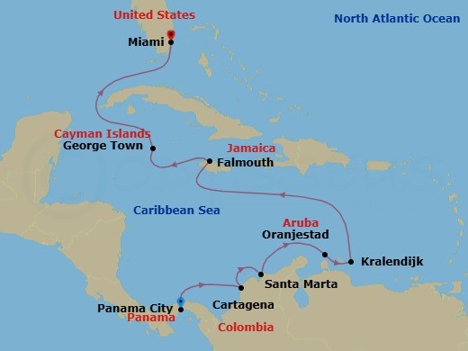 Cruise Route Map