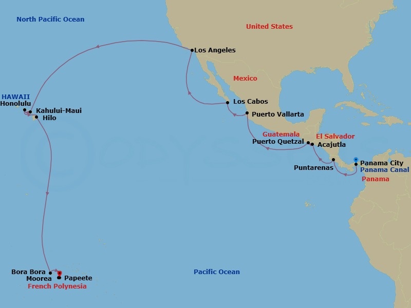 Cruise Route Map