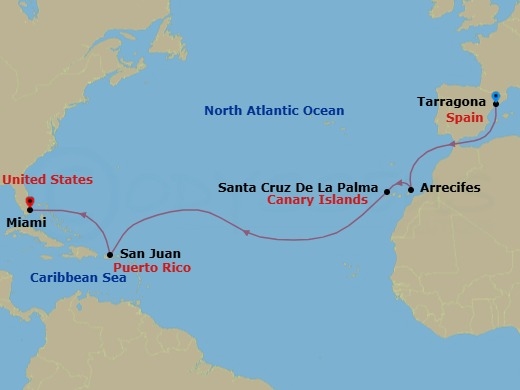 Cruise Route Map