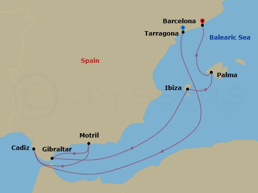 Cruise Route Map