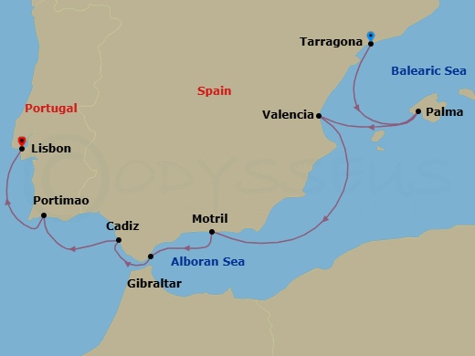 Cruise Route Map