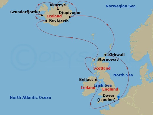 Cruise Route Map