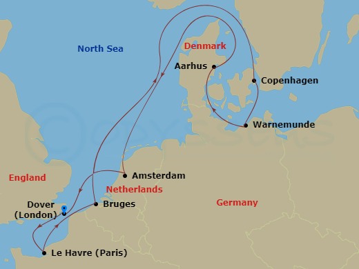 Cruise Route Map