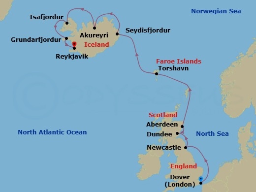Highlands & Runes Route Map