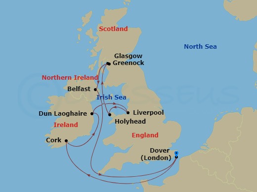 Cruise Route Map
