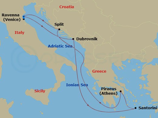 Cruise Route Map