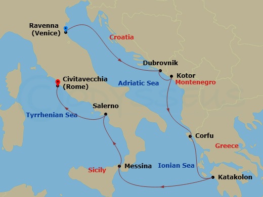 Cruise Route Map