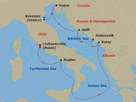 Cruise Route Map