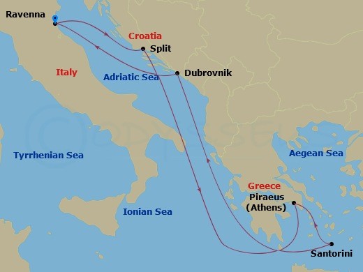 7 Night Greece & Croatia Cruise