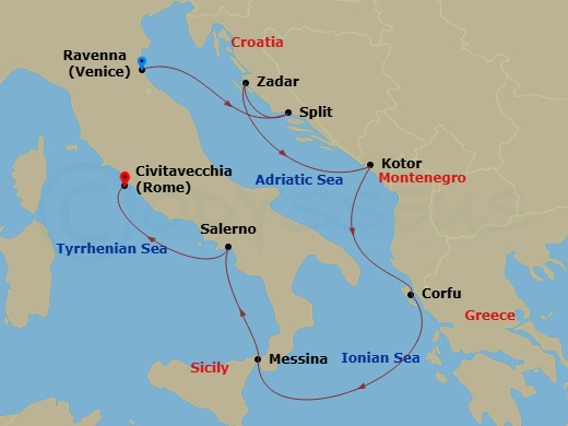 Cruise Route Map