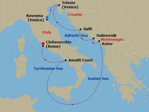 Cruise Route Map