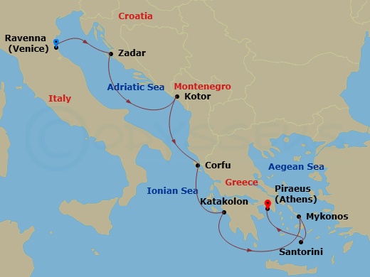 Cruise Route Map