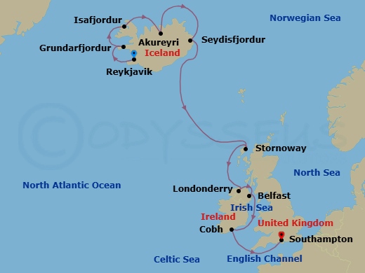 Cruise Route Map