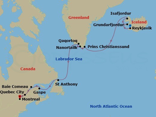 Cruise Route Map
