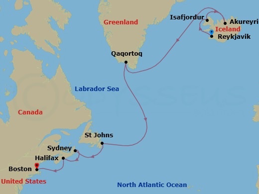Cruise Route Map