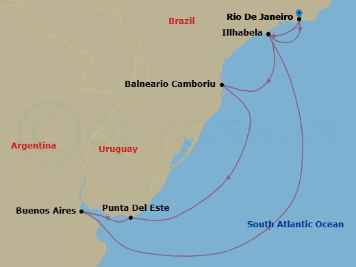 Cruise Route Map