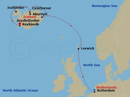 Cruise Route Map