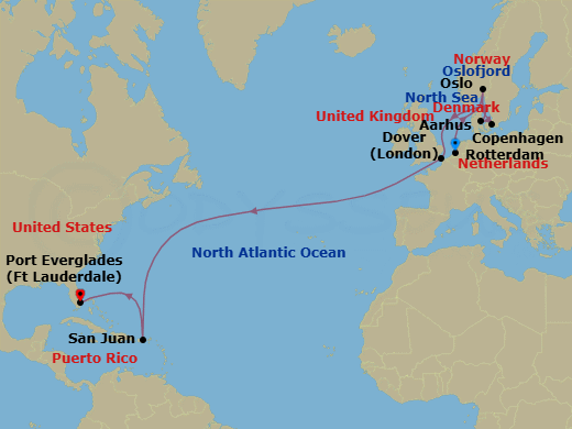 Cruise Route Map