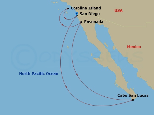 Cruise Route Map