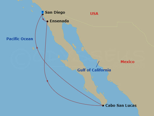Cruise Route Map