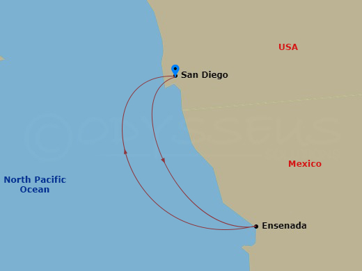 Cruise Route Map