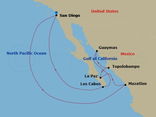 San Diego To San Diego Route Map
