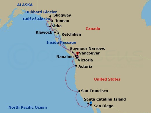 Alaska Route Map