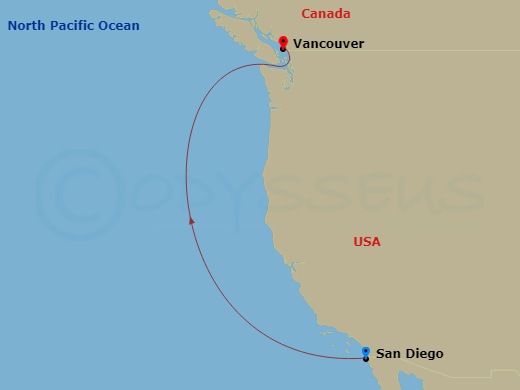 Cruise Route Map