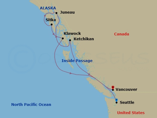 Seattle To Vancouver Route Map