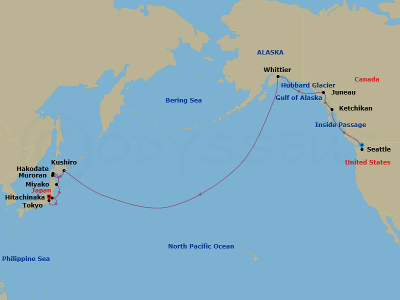 Cruise Route Map
