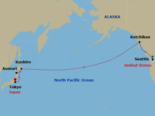 Cruise Route Map
