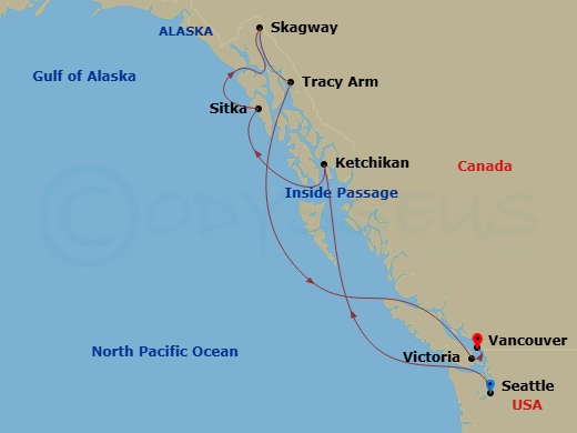 Cruise Route Map