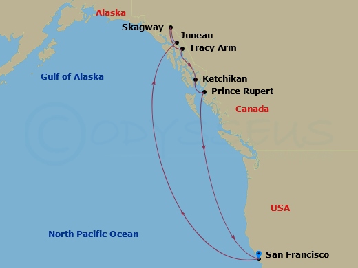 Cruise Route Map