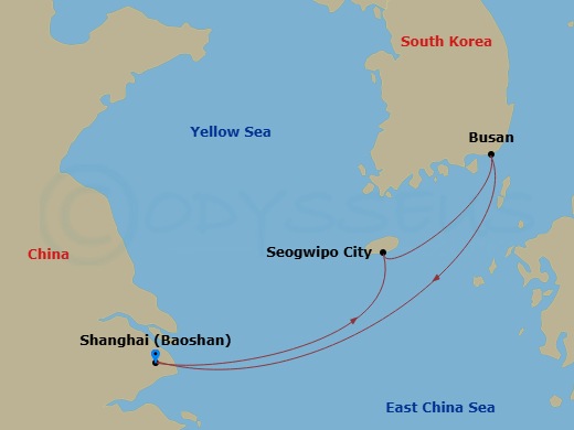 Cruise Route Map
