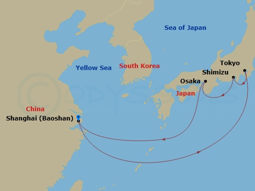 Cruise Route Map