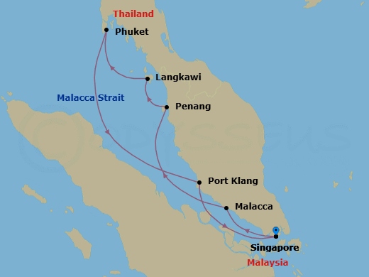 Singapore To Singapore Route Map