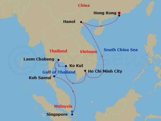 Fusion Of Ancient & Modern Route Map