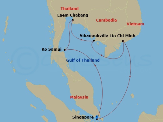 Cruise Route Map