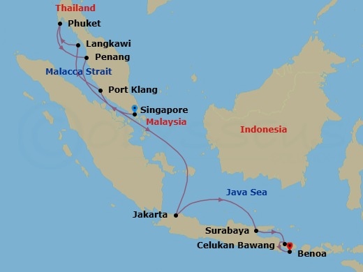 Emerald Horizons Route Map