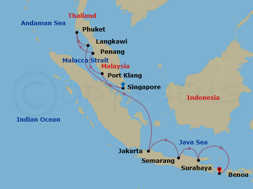 Cruise Route Map