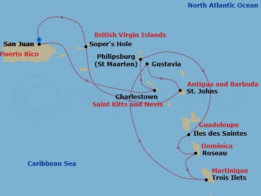 San Juan To San Juan Route Map