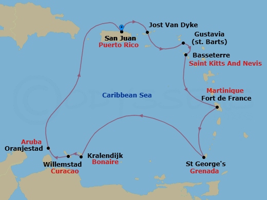San Juan To San Juan Route Map