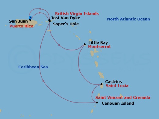 San Juan To San Juan Route Map