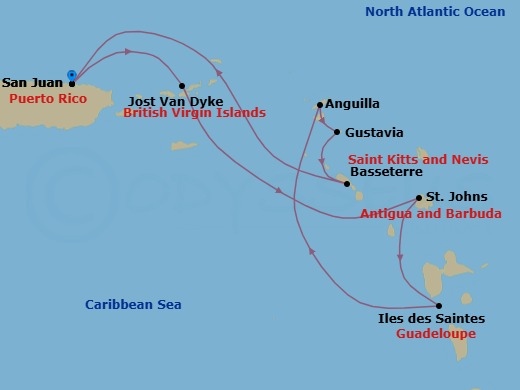 San Juan To San Juan Route Map