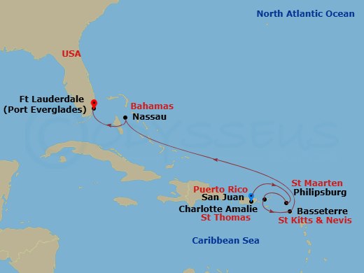 Cruise Route Map