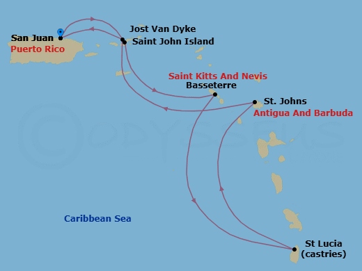 San Juan To San Juan Route Map