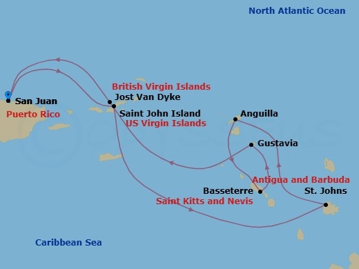 San Juan To San Juan Route Map
