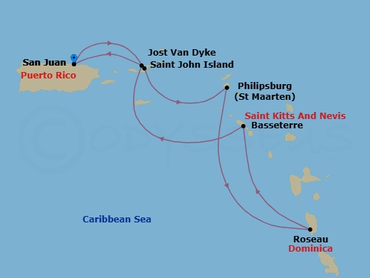 San Juan To San Juan Route Map