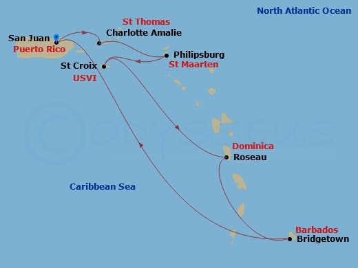 Cruise Route Map
