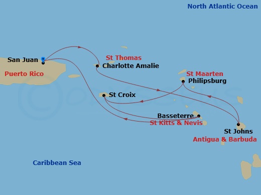 Cruise Route Map